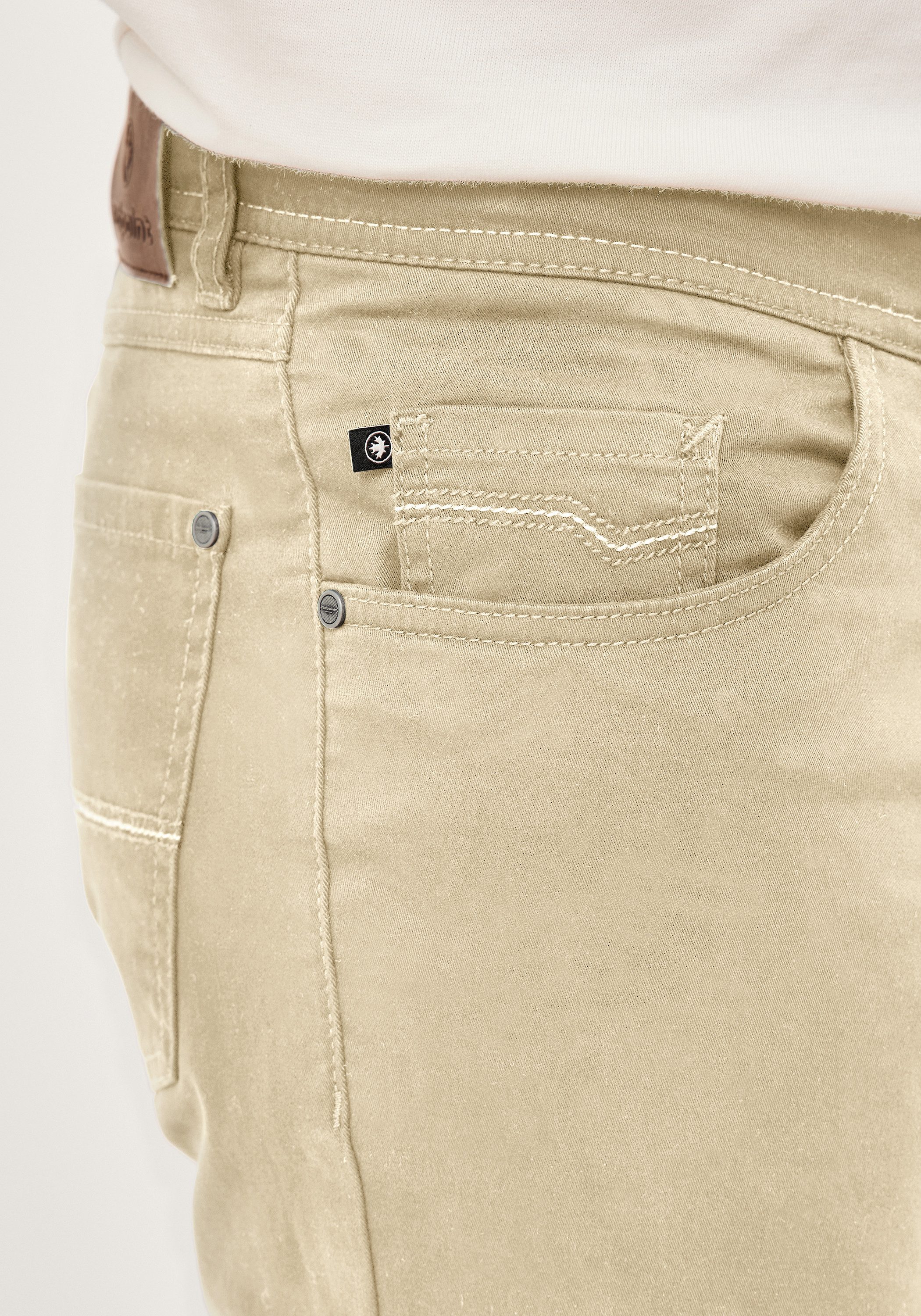 Redpoint Stoffhose MONTREAL Regular Fit 5-Pocket Hose mit elastischem Bund