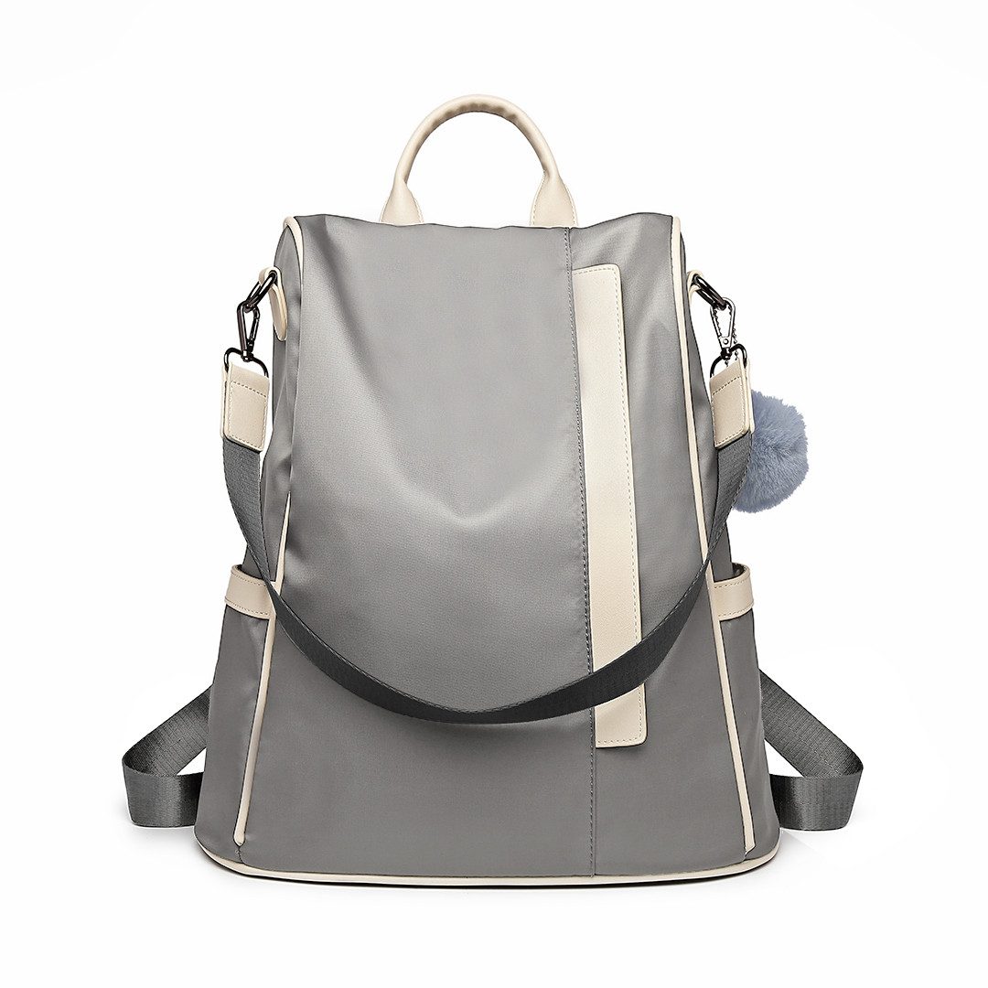 Miss Lulu Rucksack Anti-Diebstahl Rucksack mit Pom Anhänger Cityrucksack fü günstig online kaufen