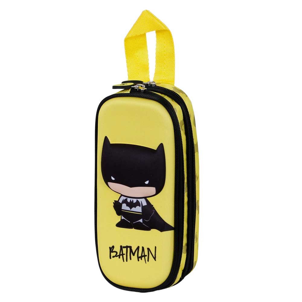 Karactermania Пеналы Batman Superheld Stiftemäppchen Schreibmäppchen Federtasche Mäppchen, 3D-Frontprägung