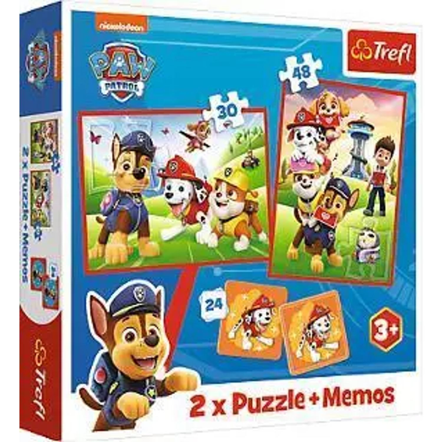 Trefl GmbH Puzzle Puzzles - "2in1 + memos" - PAW Patrol, Puzzleteile