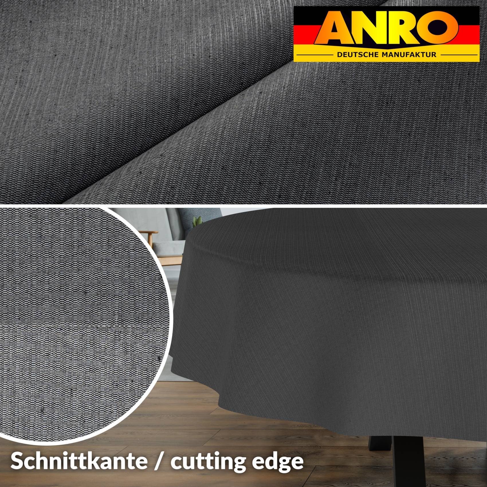 ANRO Tischdecke Hochwertig Tischwäsche mit Beschichtung (Einzelstück 1-tlg), Premium TEFLON und 2-Fache Acryl Beschichtung