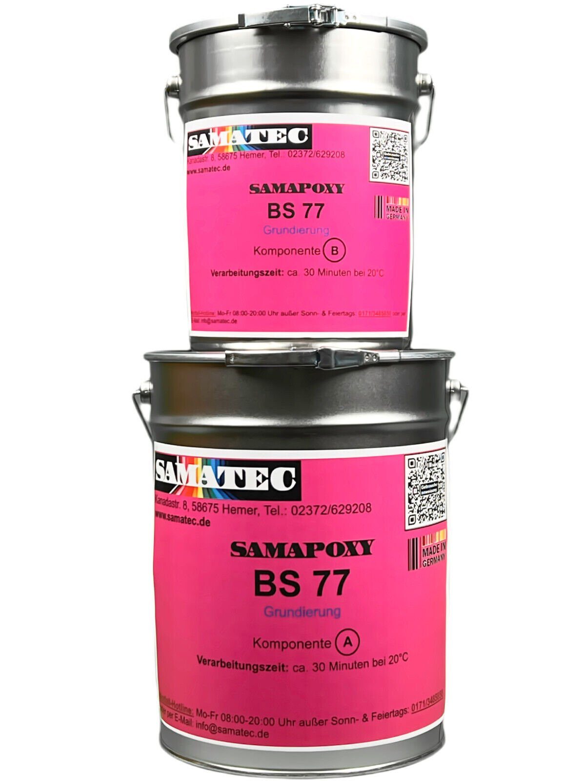 Samatec Farbgrundierung SamaPoxy BS 77 2K Epoxid Grundierung Bodenbeschichtung