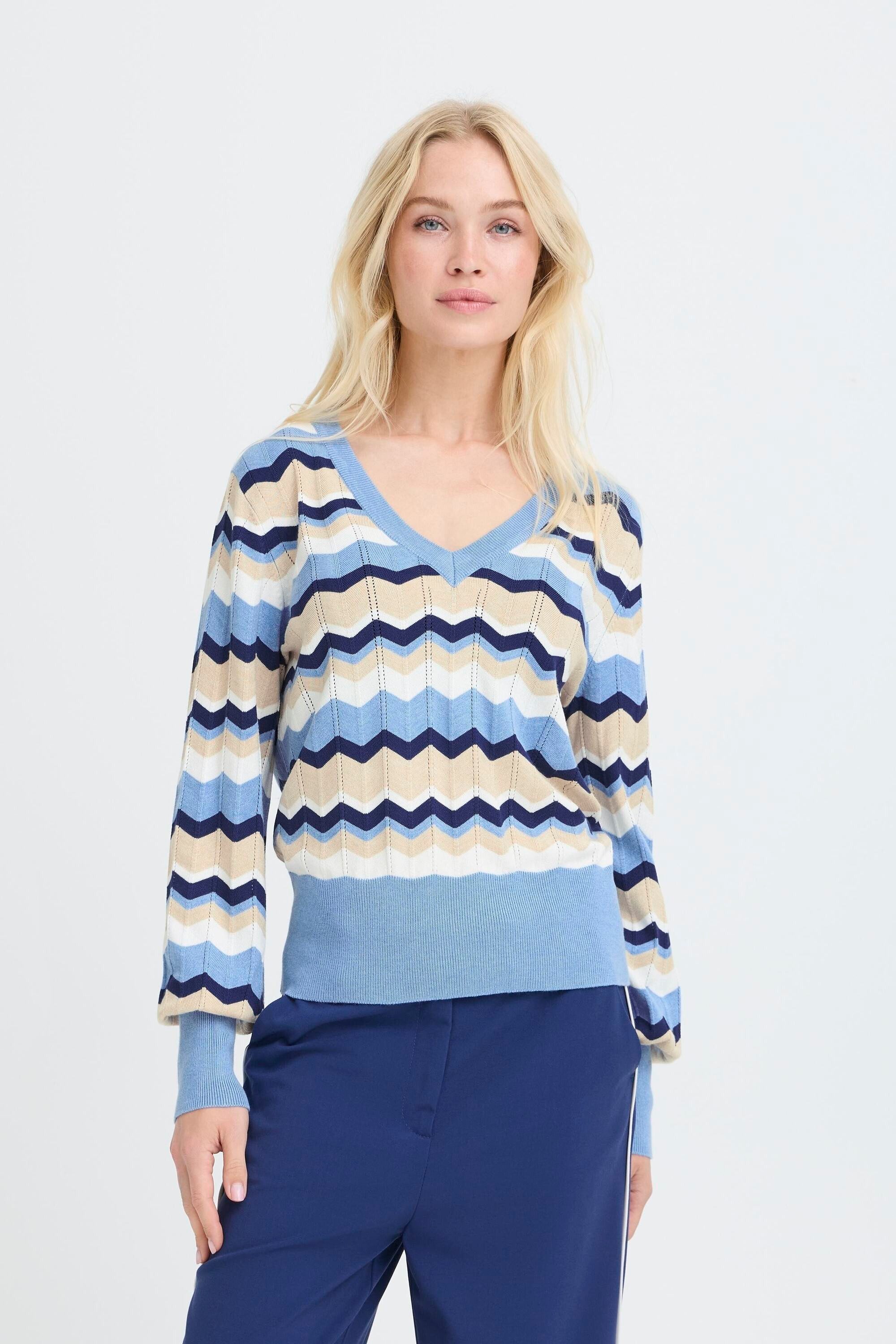 b.young Strickpullover Langarm BYMMORLA