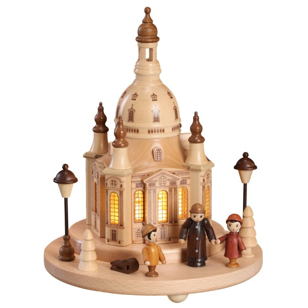 Zeidler Holzkunst Weihnachtshaus beleuchtete Dresdner Frauenkirche günstig online kaufen