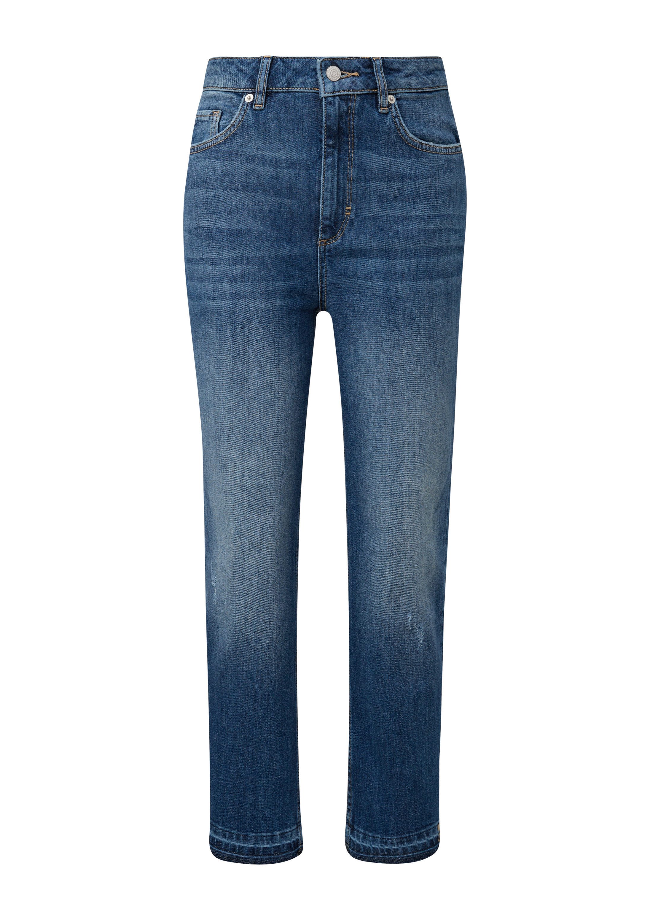 comma Slim-fit-Jeans Jeans-Hose Mom fit: Jeans mit Waschung