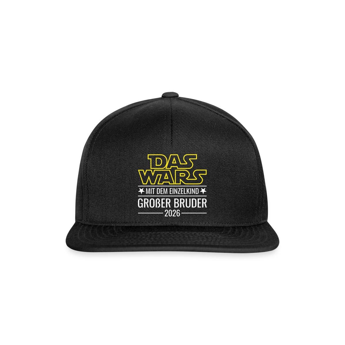 Snapback Cap Das wars mit dem Einzelkind - Großer Bruder 2026 Snapback Cap