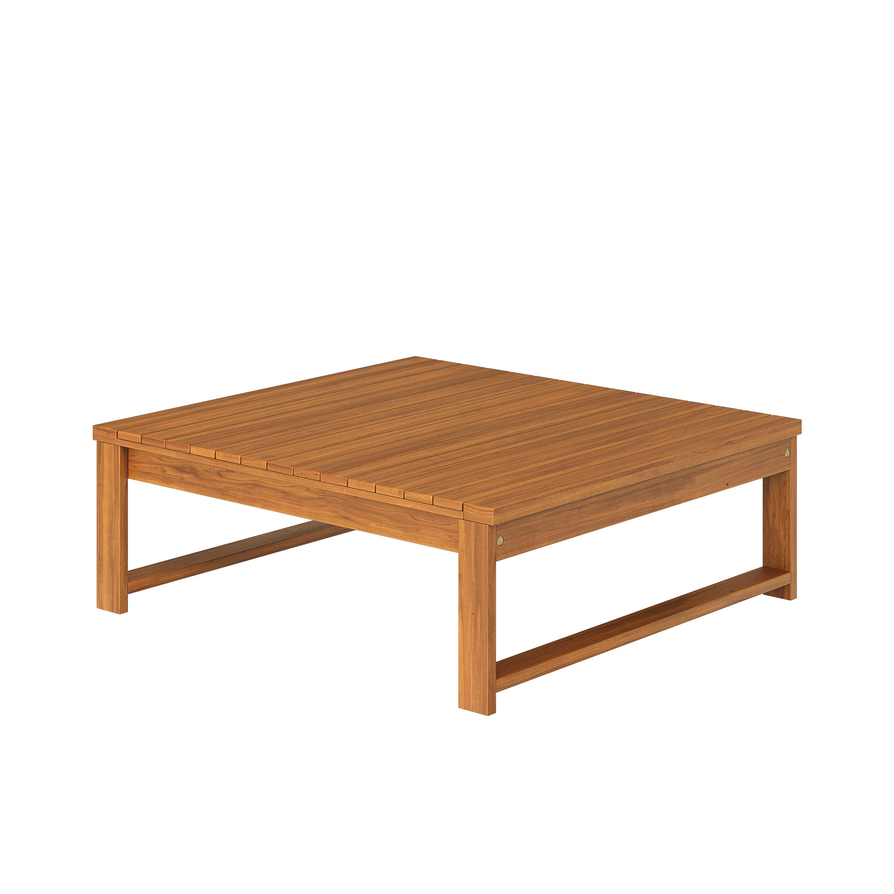 skølm Gartentisch Mizaru Gartenlounge, Tisch aus hochwertigem Akazienholz (Kombinierbar mit STEELSØN Gartenlounges), Kompakter Loungetisch aus massivem Akazienholz, vielseitig nutzbar