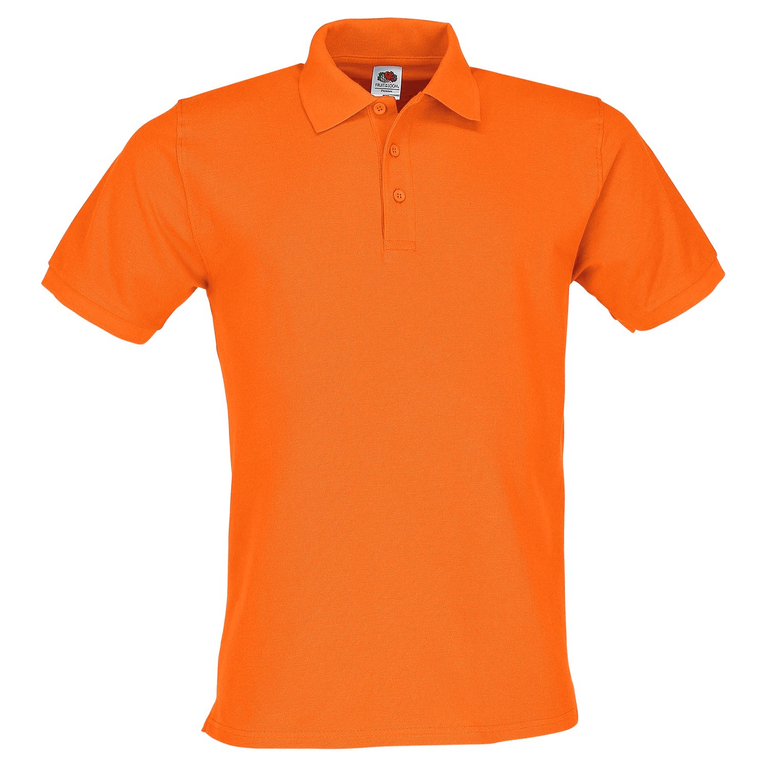 Fruit of the Loom Poloshirt Premium Polo orange + GRATIS MyShirt Stoffbeutel