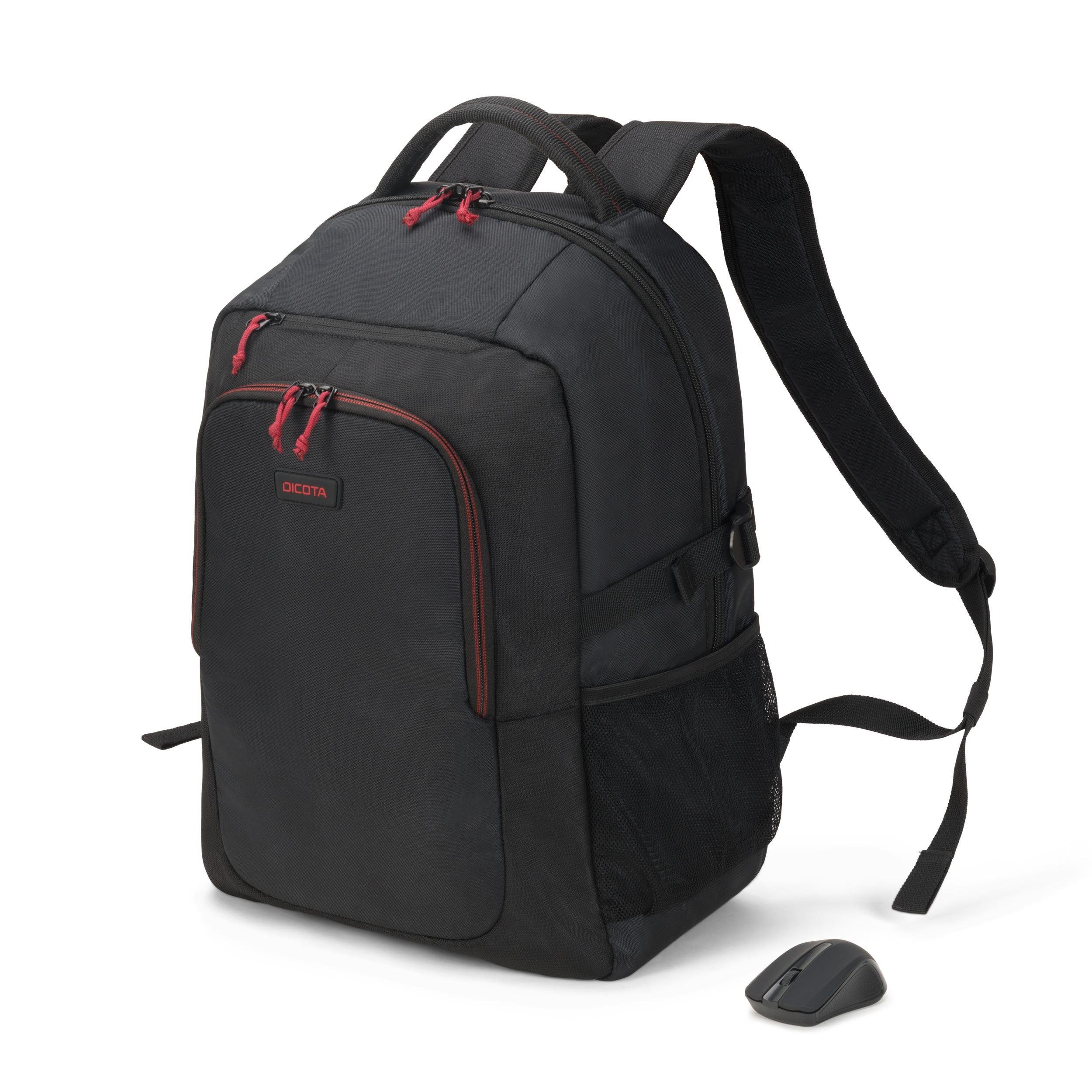 DICOTA Notebook-Rucksack 15,6 Gain Backpack Wireless Mouse Kit
