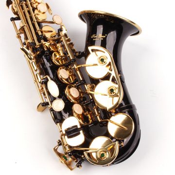 Karl Glaser Saxophon Sopran Saxophon gebogen, Hoch Fis Klappe