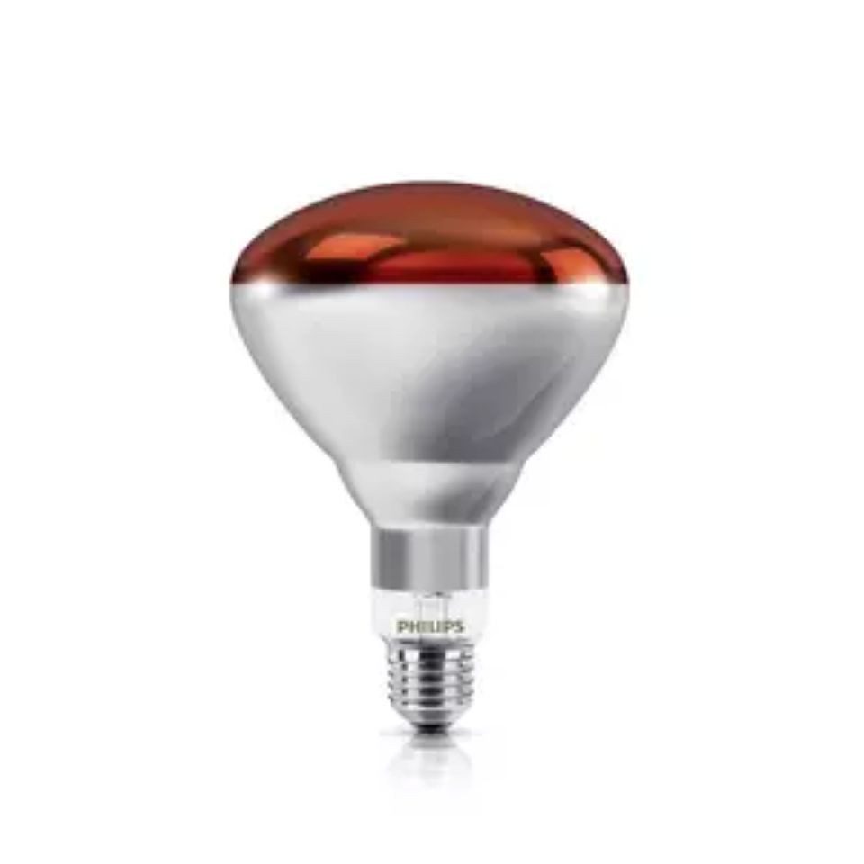 Philips Lighting Infrarotlampe BR125 IR 150W E27 230-250V Red 1CT/10, Einzelverpackung, 1-tlg., einzelne Infrarotlampe, mit Rotlichfunktion