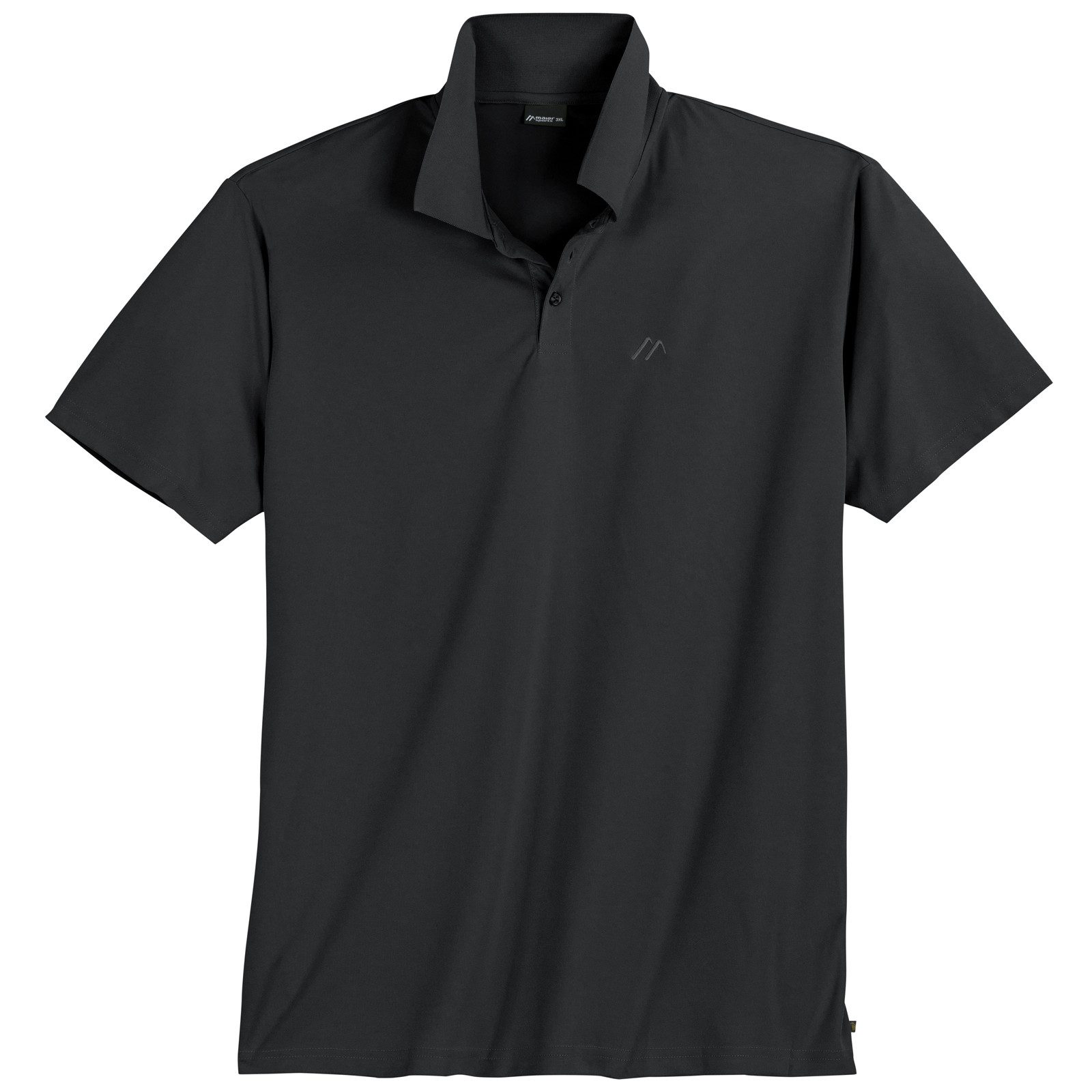 Maier Sports Poloshirt Maier Sports Funktions-Poloshirt Übergröße schwarz