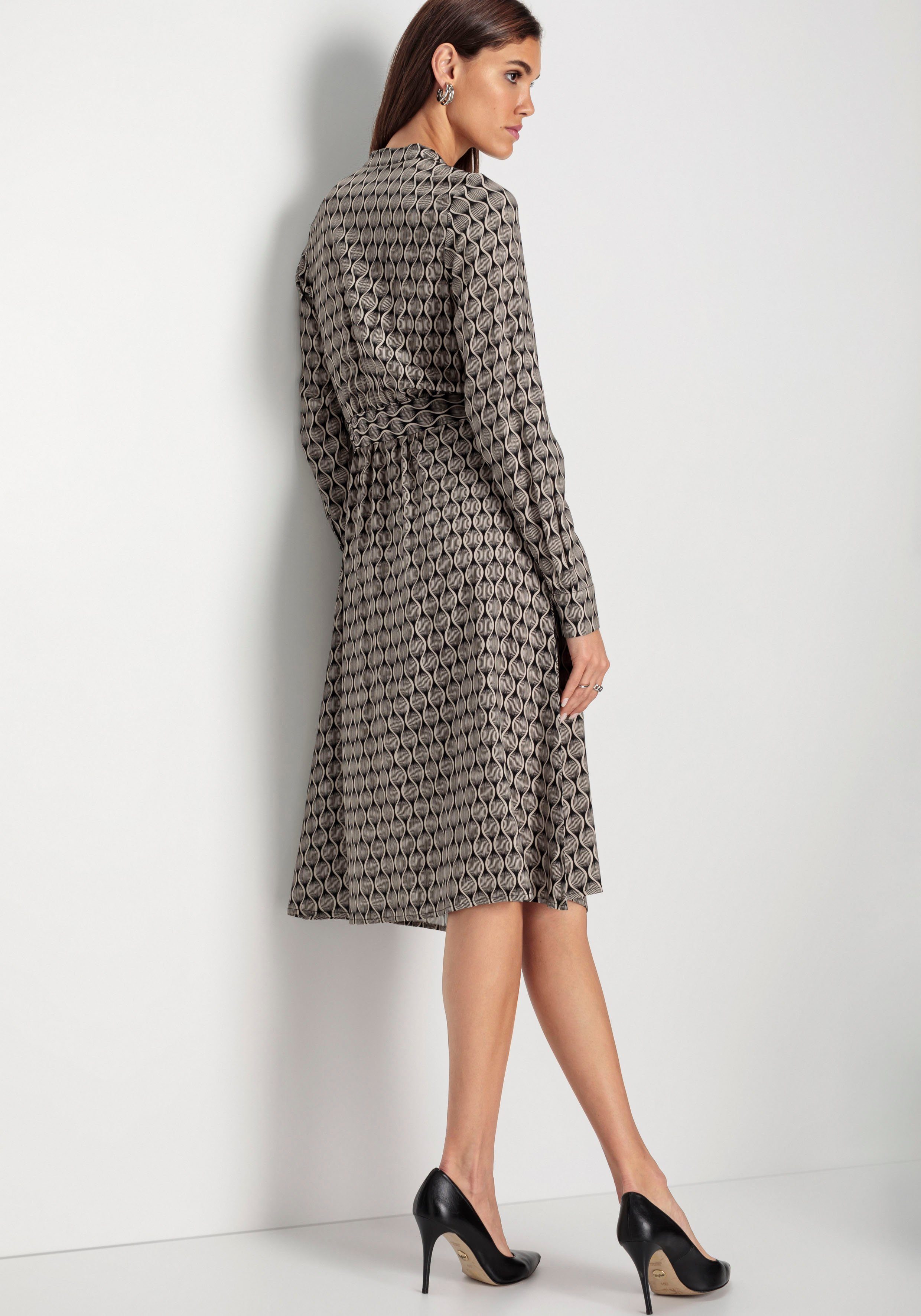HECHTER PARIS Midikleid mit eleganten Print günstig online kaufen