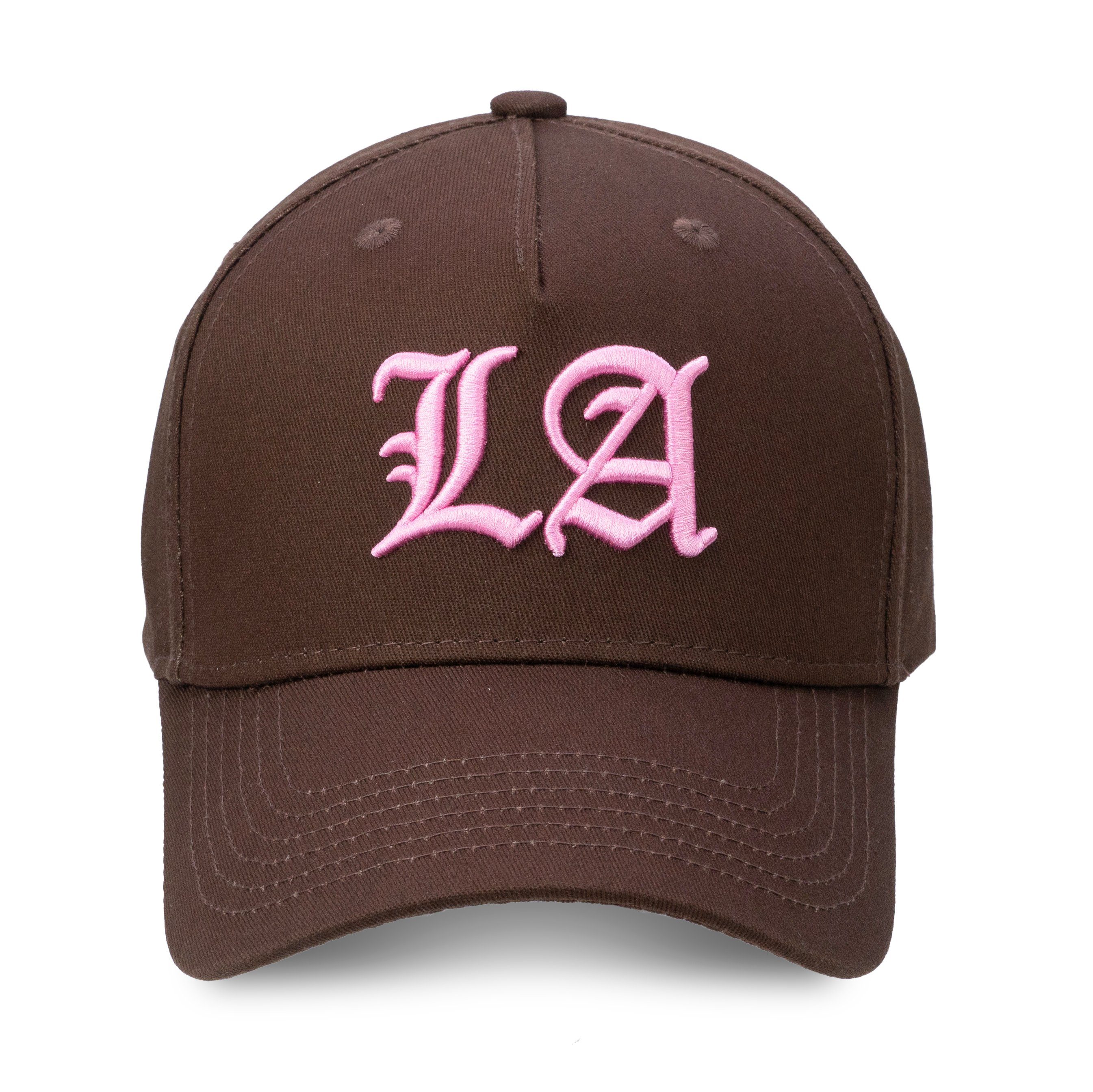 Chiccheria Brand Trucker Cap LA Chocolate-Pink, Designed in LA