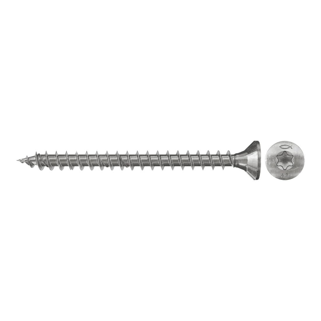 fischer Schraube fischer Power-Fast 3,5x25 Senkk. A2 VG TX 300 Stk