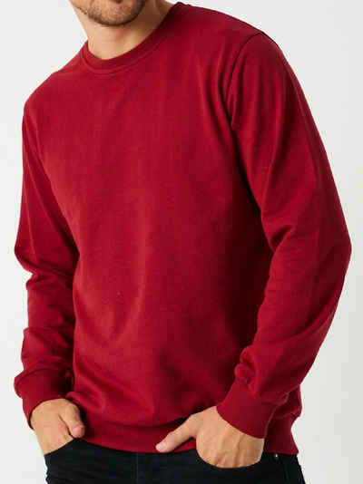 COMEOR Sweatshirt Herren Pullover bequeme Sweater (1-tlg) aus Baumwollmischung