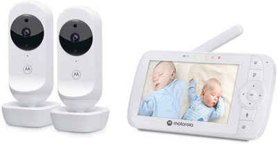 Motorola Babyphone Video Nursery VM 35-2 Twin 2x Kameras, 5-Zoll-Farbdisplay