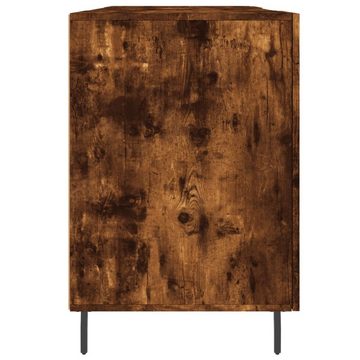 vidaXL Schreibtisch Schreibtisch Räuchereiche 140x50x75 cm Holzwerkstoff