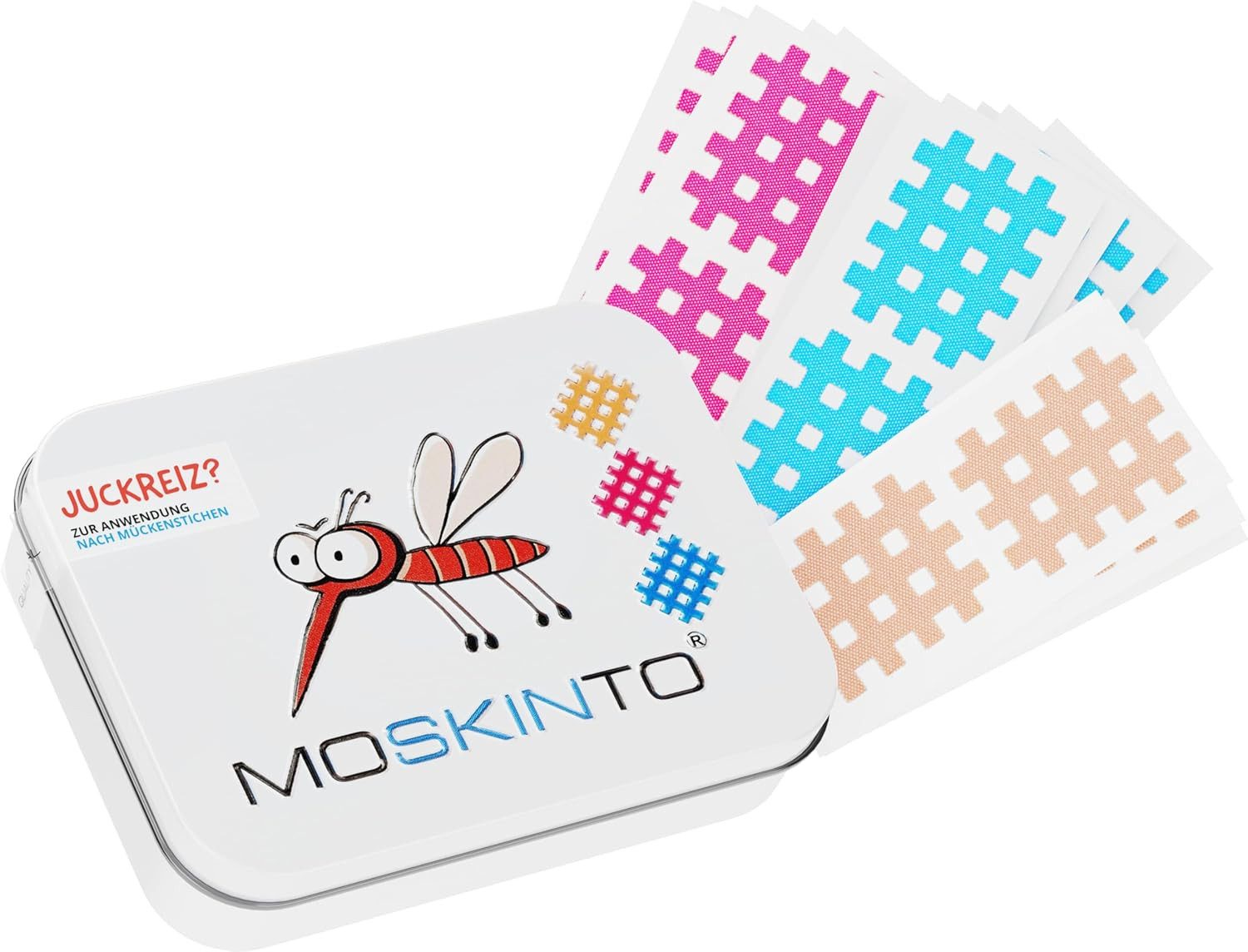 Moskinto Insektenstichpflaster Mückenpflaster für Kinder und Erwachsene - lindert Juckreiz (1 St), lindert Juckreiz