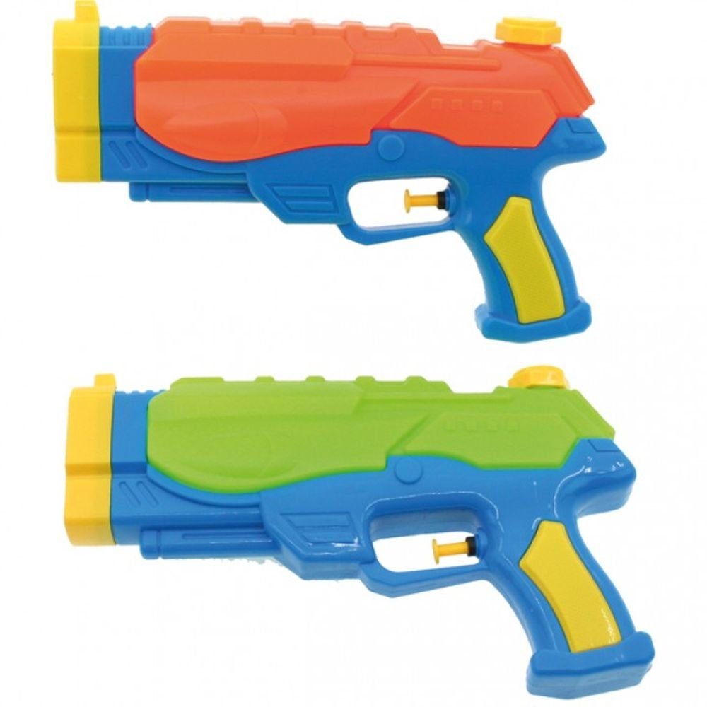 HAC24 Wasserpistole Spritzpistole Wassergewehr Spielzeug Wasserspritzpistole (2-tlg), 24 cm, mit je 250 ml Wasser Tank