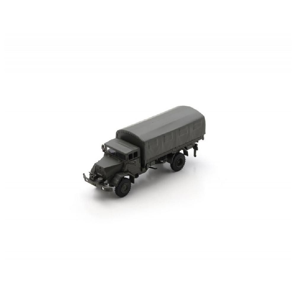 Schuco Modellbausatz BW MAN 630 L2AE Olivgrün / 1:87, Maßstab 1:87
