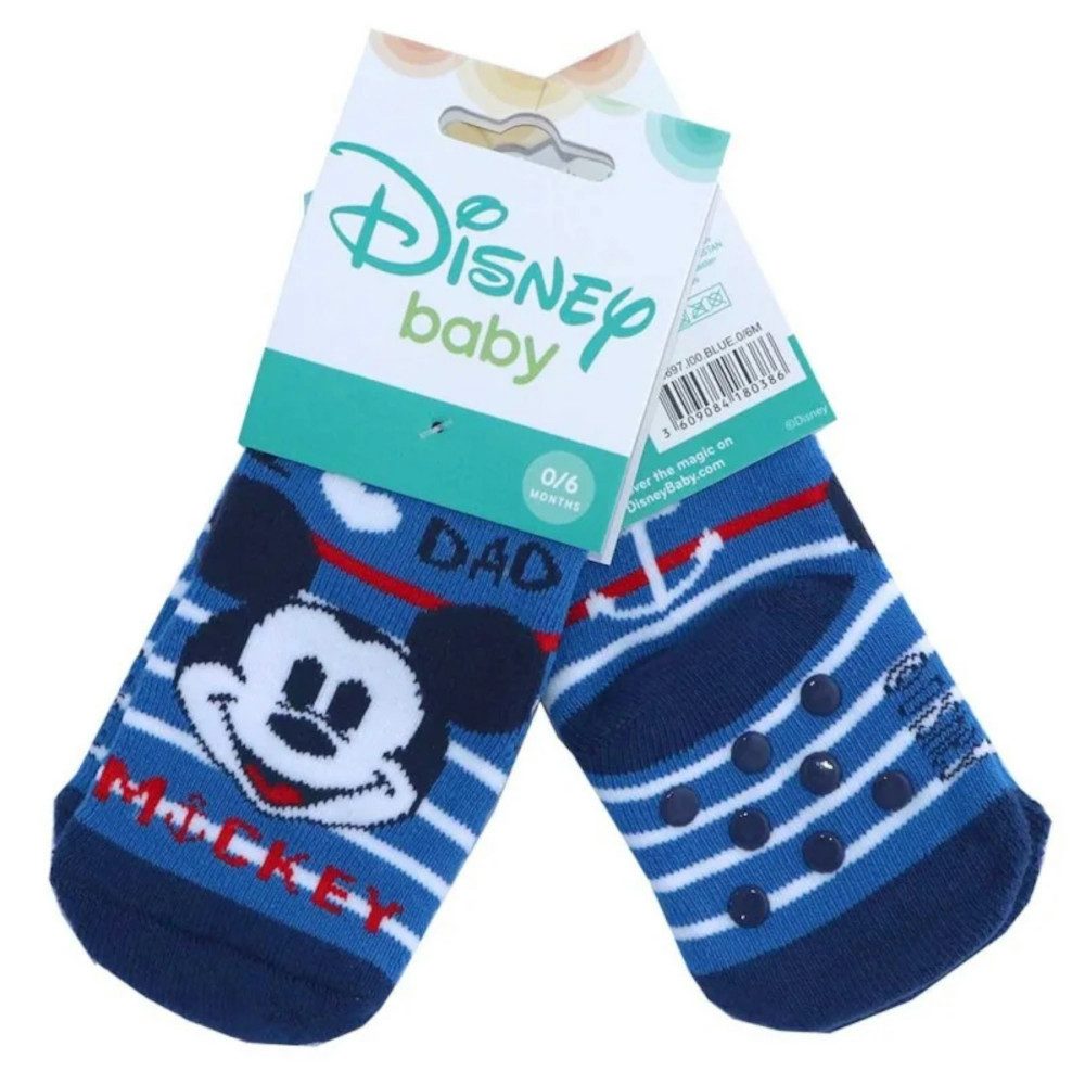 Tinisu ABS-Socken Micky Maus Socken 1 Paar Anti-Rutsch Socken für Baby Kinder Jungen