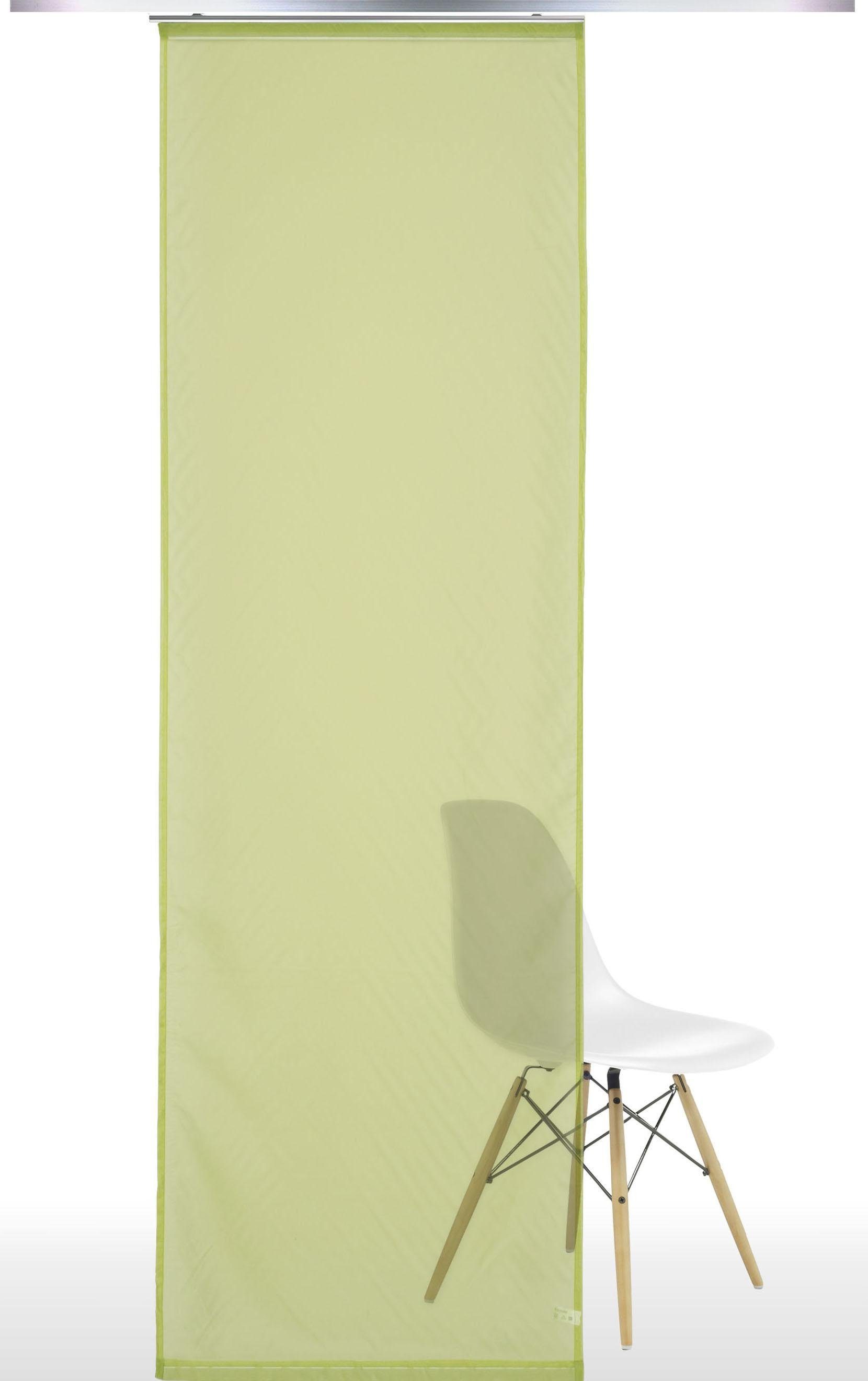 Liedeco Schiebegardine, Klettband (1 St), transparent, günstig online kaufen