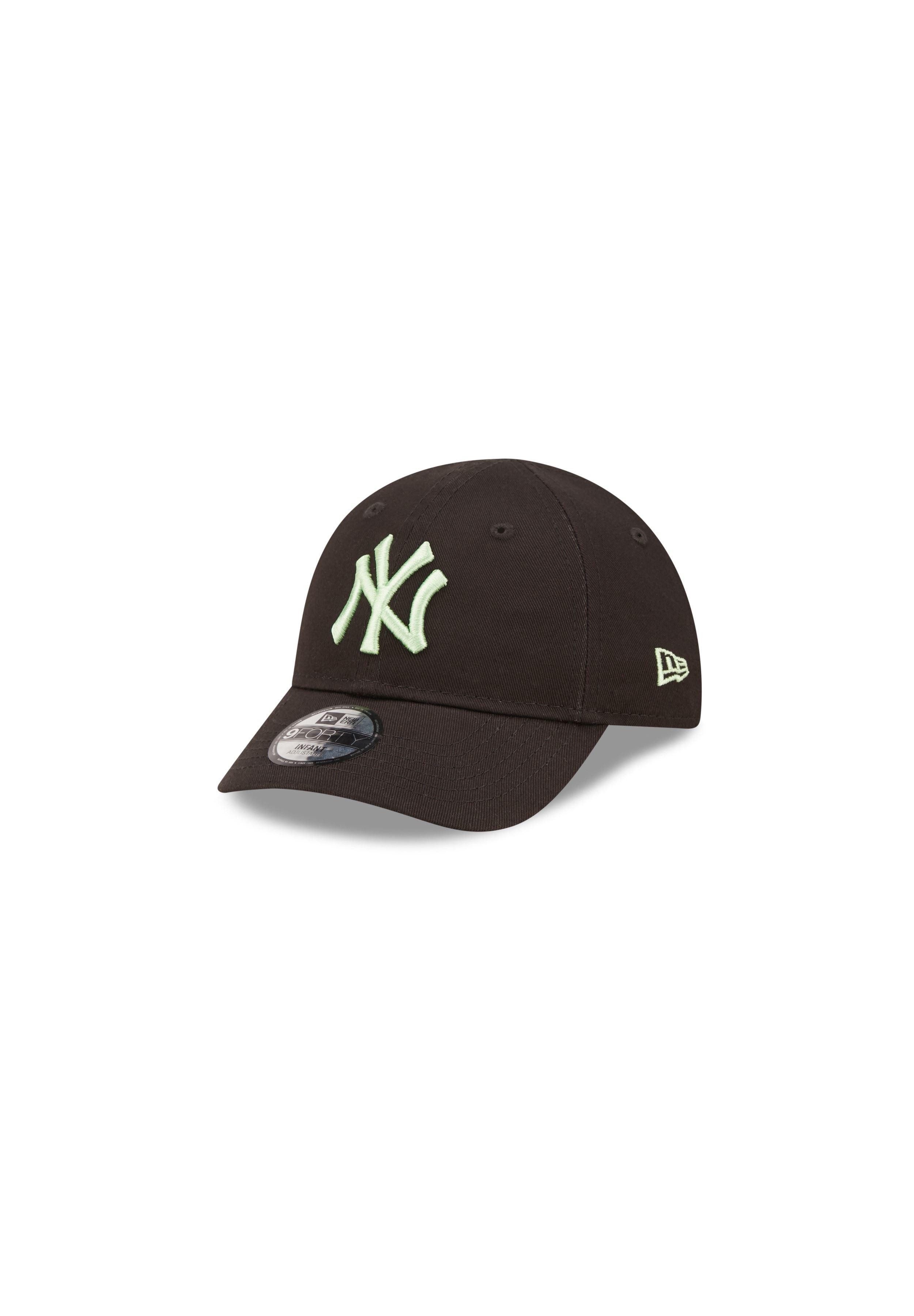 New Era Baseball Cap New York Yankees MLB League Essential Black Green 9Forty Infant Cap Ne (1-St)