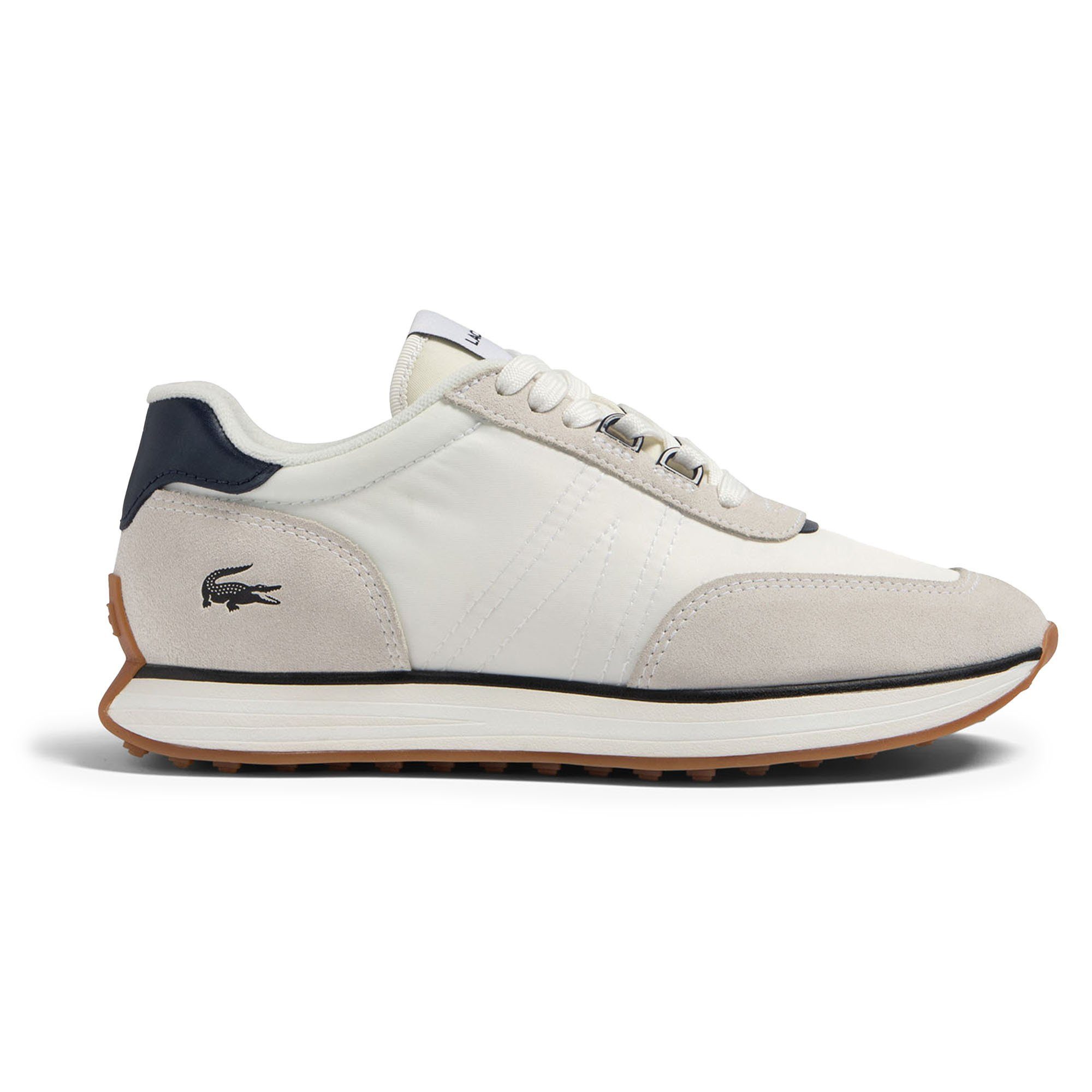 Leder Sneaker L-Spin, Sneaker - Herren Lacoste Turnschuhe, Weiß/Dunkelblau