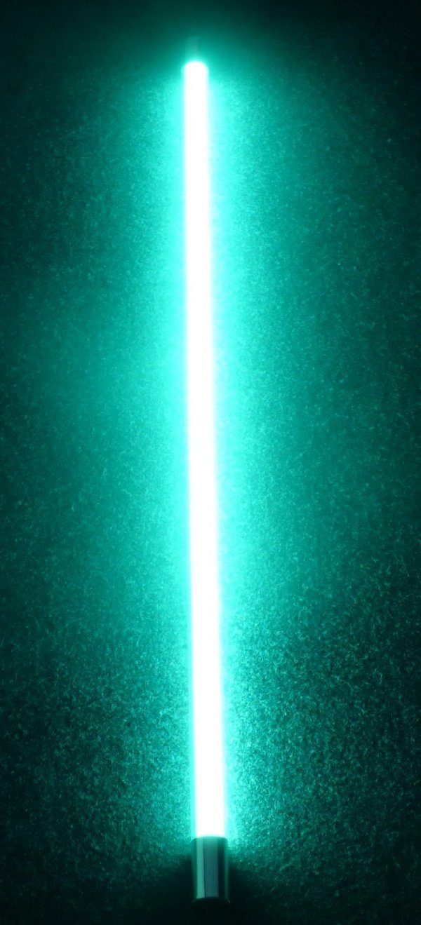 XENON LED Außen-Wandleuchte LED Gabionen Röhr m. Kunststoff-Röhre 123cm Grün, LED Röhre T8, Xenon