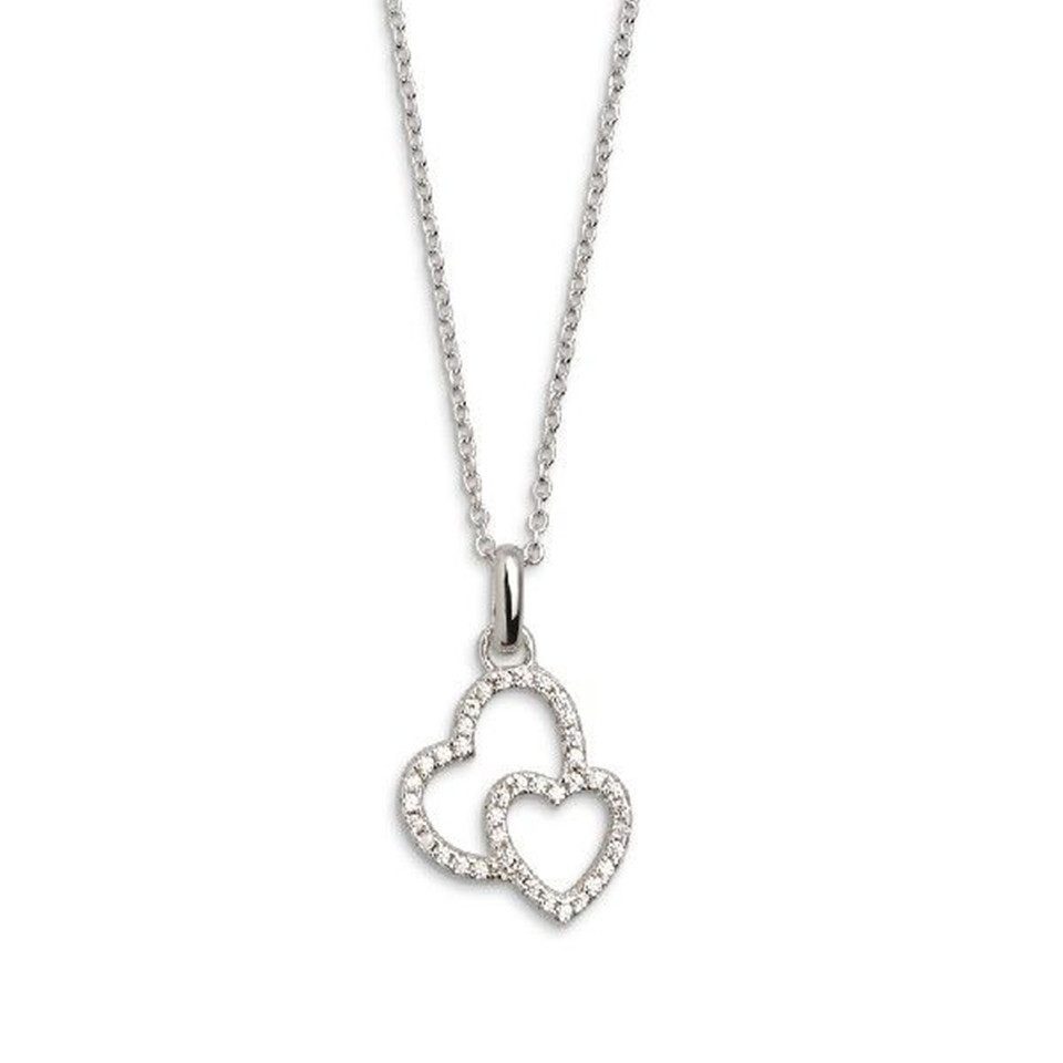XENOX Kette mit Anhänger XENOX Kette Damen "Love Story" silberfarben XS2760
