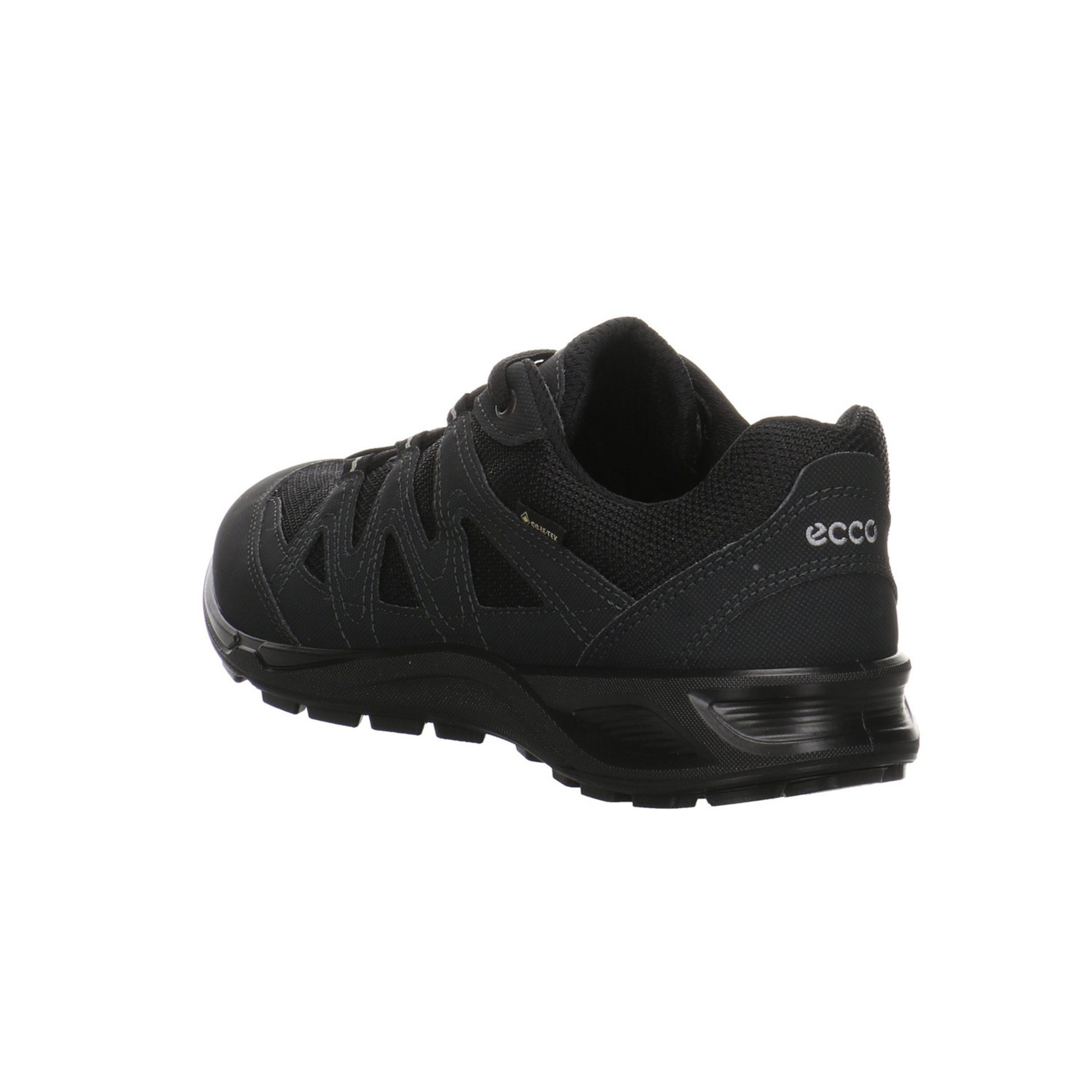 black/black Outdoorschuh Ecco Textil Damen Schnürhalbschuhe