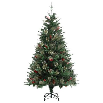 vidaXL Künstlicher Weihnachtsbaum Weihnachtsbaum mit Zapfen Grün 150 cm PVC PE