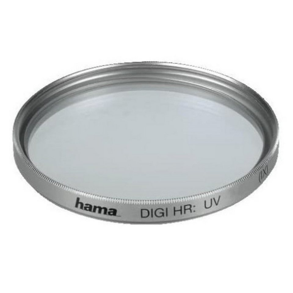 Hama UV-Filter 55mm Digital High Resolution Silber Objektivzubehör  (Speer-Filter, intensive Farben, UV-Filter, Objektiv-Schutz, passend für  Kamera, Spiegelreflex-Kamera, DSLR, SLR, DSLM, Systemkamera, Bridge-Kamera,  Camcorder,etc)