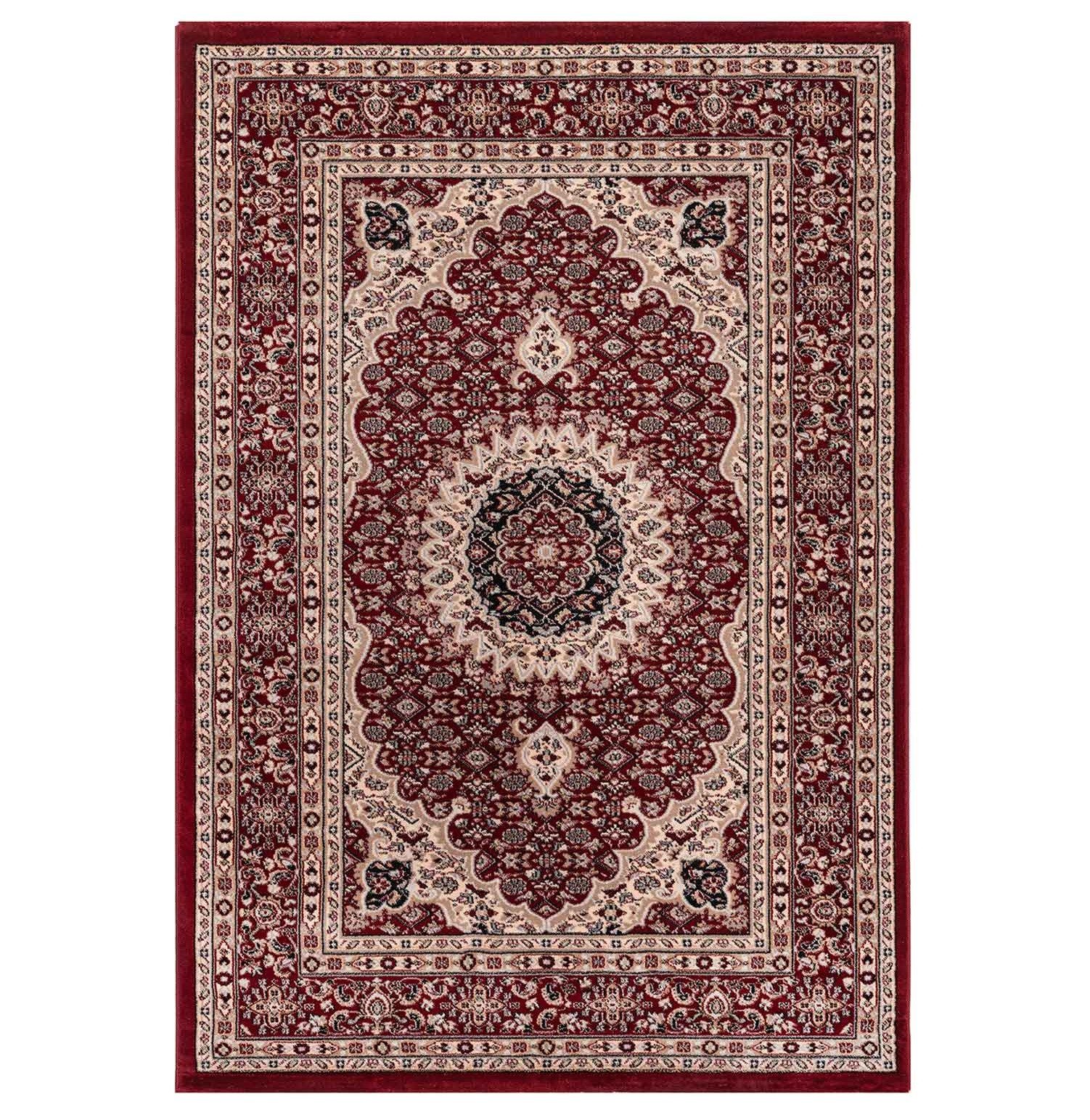 Vimoda Orientteppich Klassisch Orient Teppich Wohnzimmer Dunkel Rot Stil Or günstig online kaufen