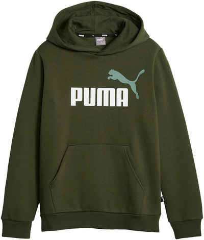 PUMA Kapuzensweatshirt ESS+ 2 COL BIG LOGO HOODIE FL B