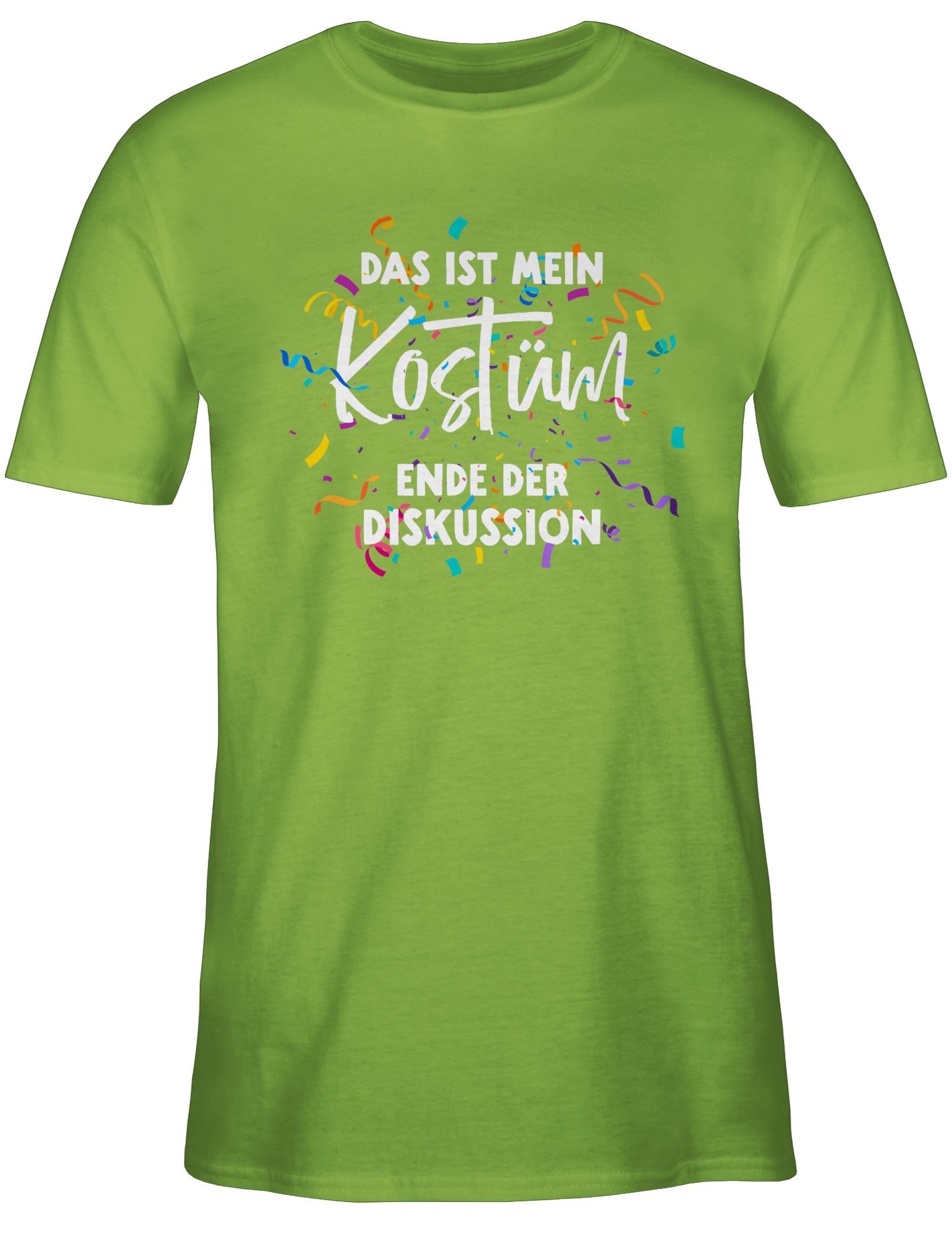 T-Shirt Das ist mein Kostüm Ende der Diskussion I Karneval Kostüm Karneval I F