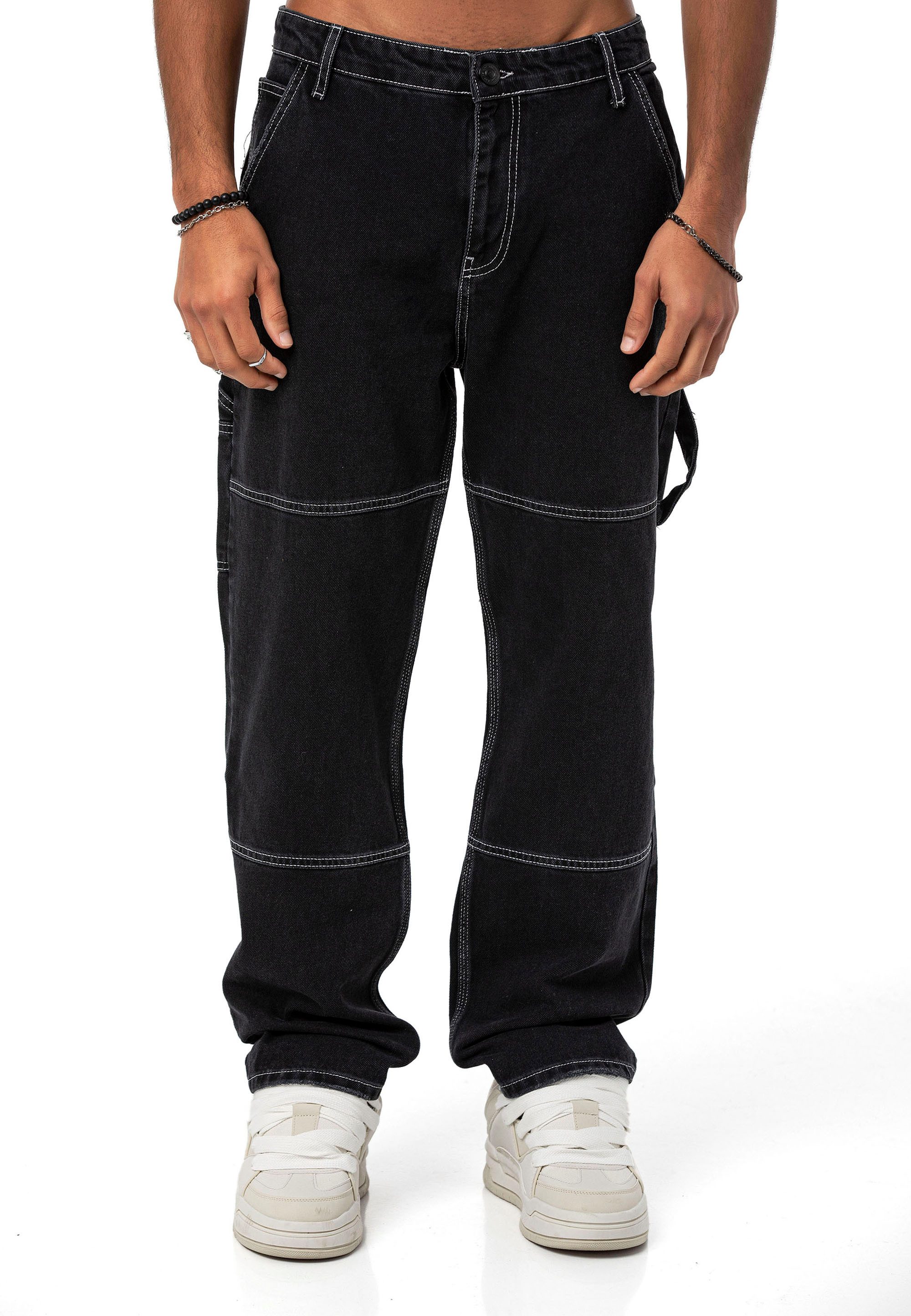 RedBridge Weite Jeans Red Bridge Herren Baggy Jeans Hose Denim Pants 5-Pock günstig online kaufen