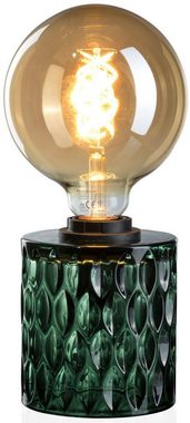 Pauleen Tischleuchte Crystal Magic, ohne Leuchtmittel, E27, Grün, Glas