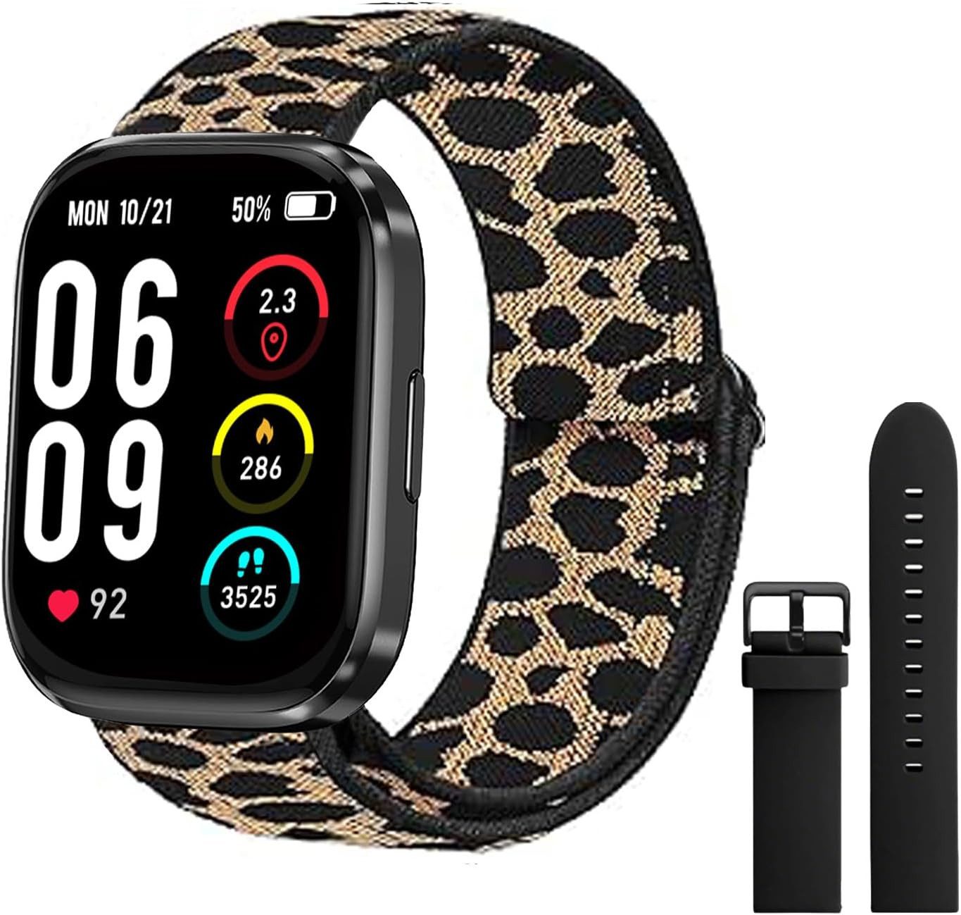 Vtkp Smartwatch (5,3 cm, android ios), Elegante Smartwatch mit 2.1 Zoll HD Touchscreen und vielseitigen