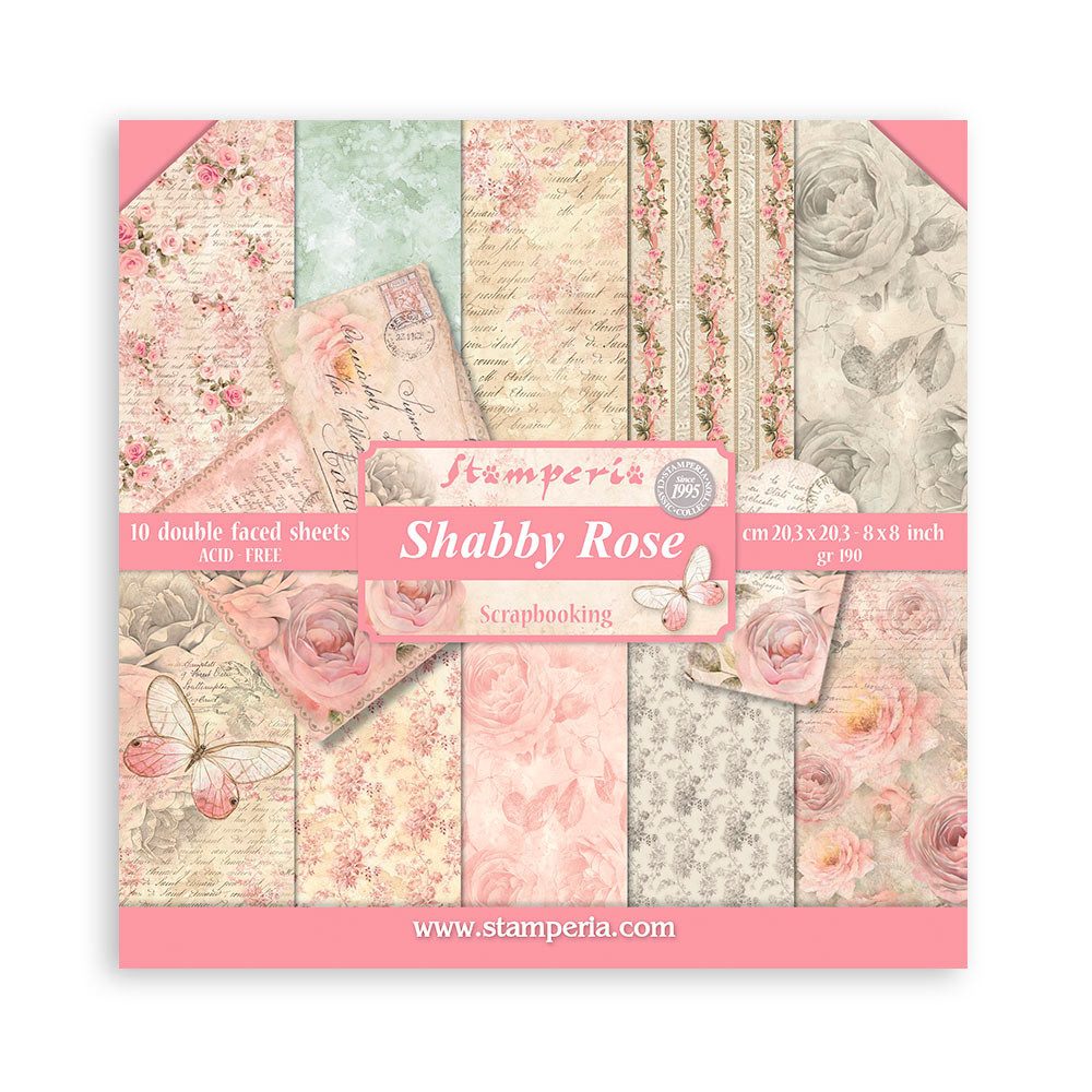 Motivpapier Shabby Rose
