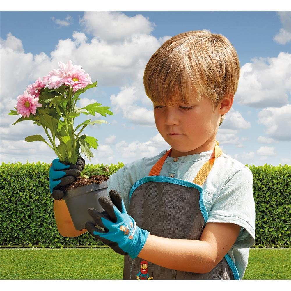 Happy People Gartenhandschuhe 16872 Gardena Gartenhandschuhe Größe 2 Kinderhandschuhe Gartenarbeit blau
