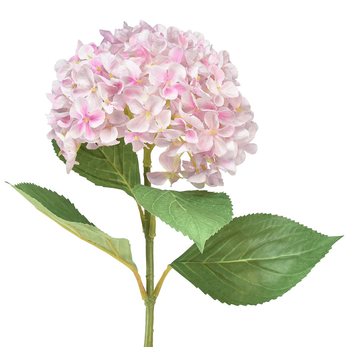 Kunstblume Hortensie künstlich 65cm Dekoblume Hellrosa günstig online kaufen