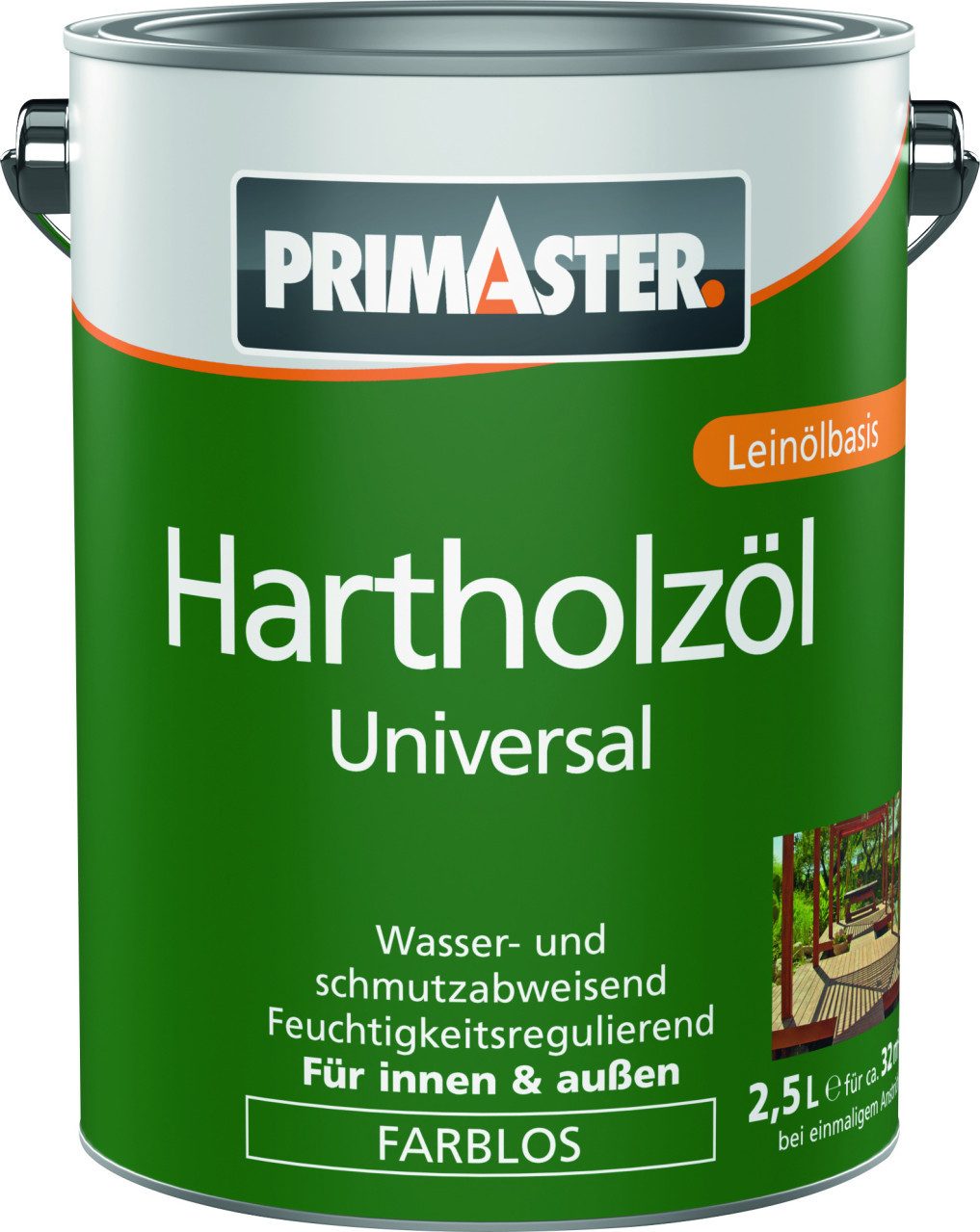 Primaster Hartholzöl Primaster Hartholzöl Universal 2,5 L farblos
