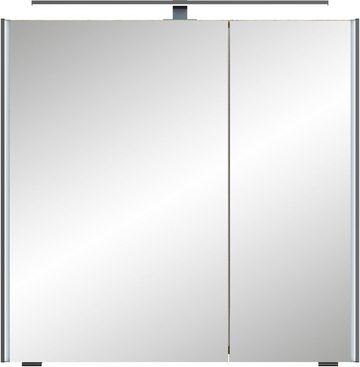 Saphir Spiegelschrank Serie 7045 Badezimmer-Spiegelschrank inkl. LED-Beleuchtung, 2 Türen Badschrank 73,2 cm breit, inkl. LEDplus Schalter und Türdämpfer