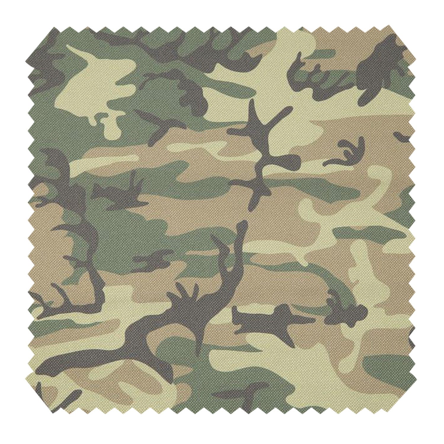novely® Stoff HANAU MOOS - Möbelstoff mit Camouflage-Print, Robust, Pflegeleicht, Waschbar, Meterware, 1lfm