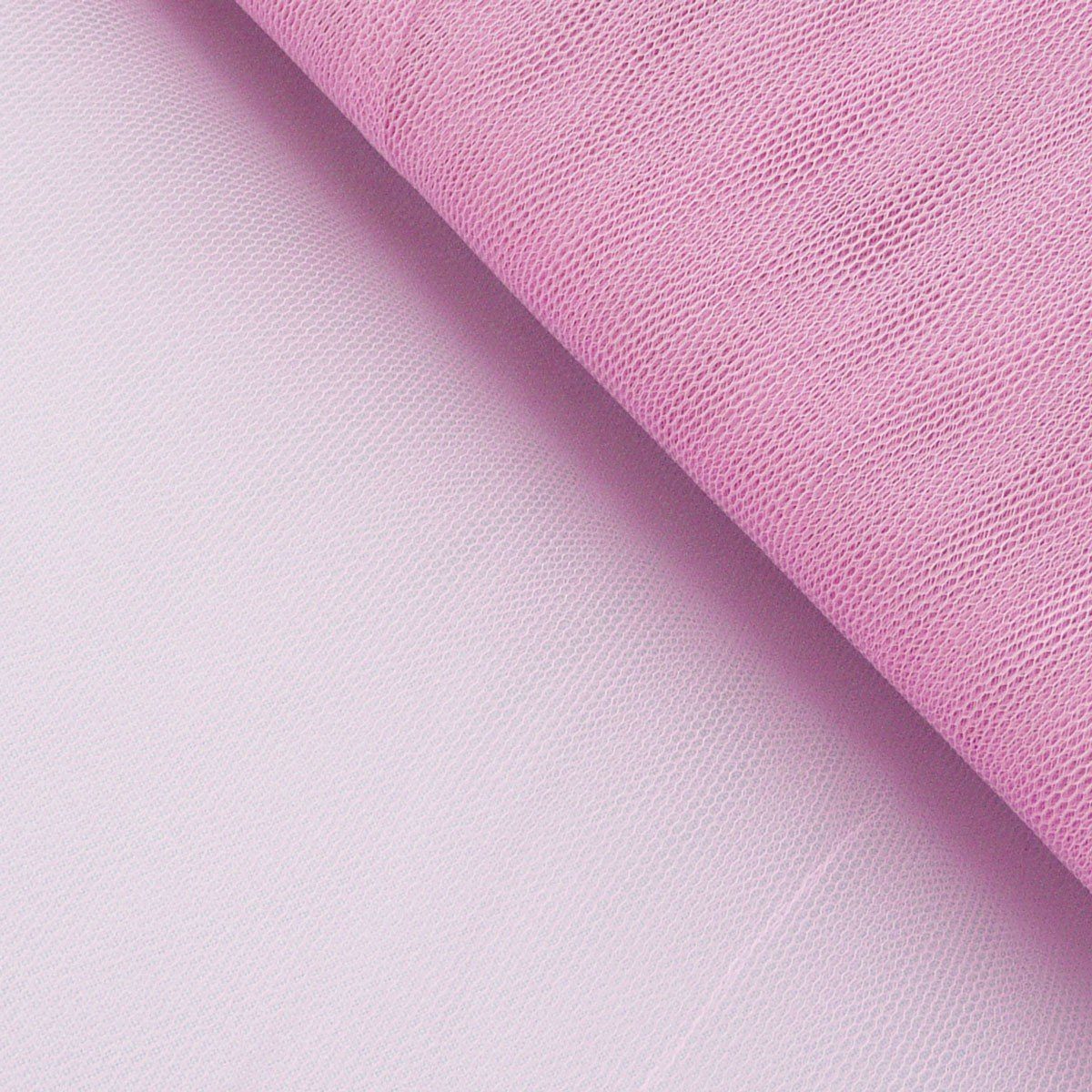 Stoff Kreativstoff Tüll Polyester altrosa 1,4m Breite