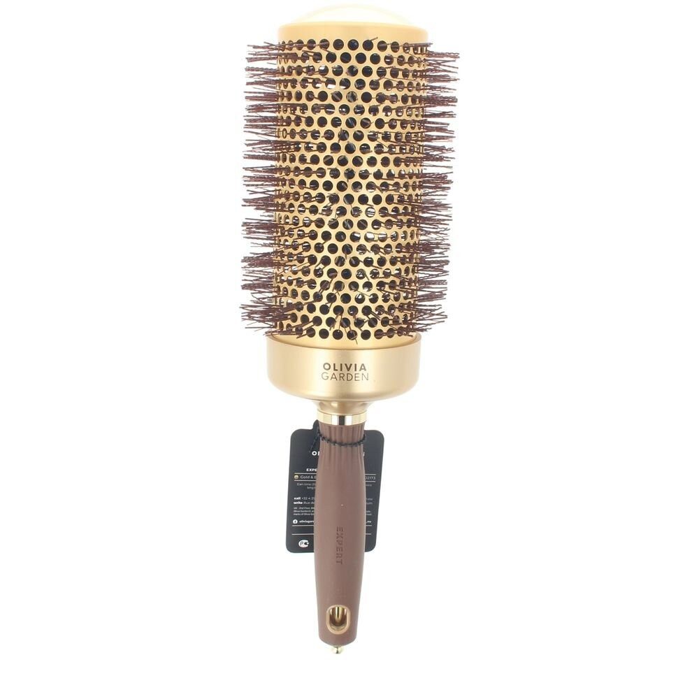 OLIVIA GARDEN Rundbürste Olivia Garden Speed Wavy Bristles Gold & Brown 65