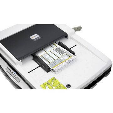 Plustek Duplex-Dokumentenscanner mit Flachbetteinheit Dokumentenscanner, (Kombination Flachbett + Einzug)