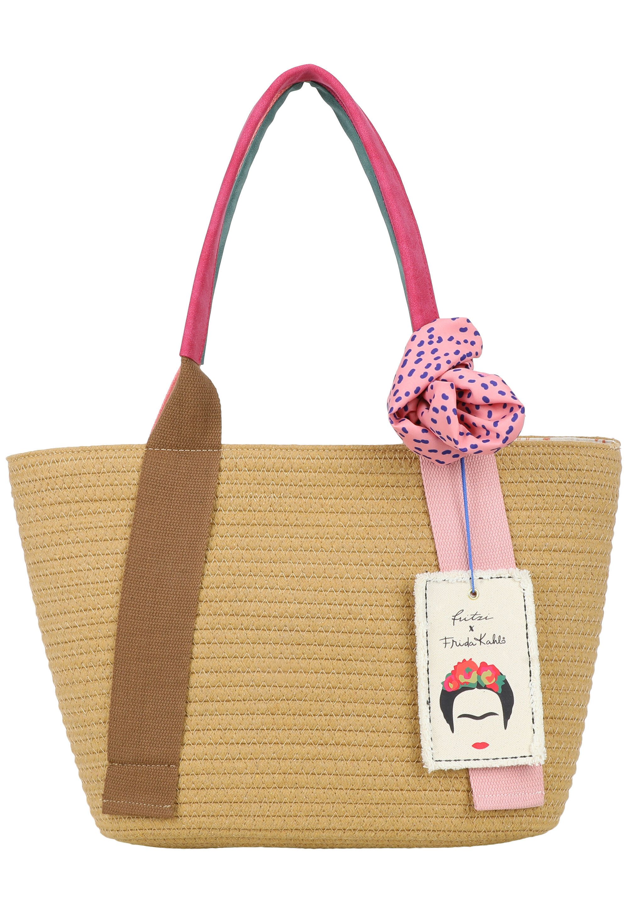 Fritzi aus Preußen Shopper Fritzi x Frida Kahlo, mit farbigen Details